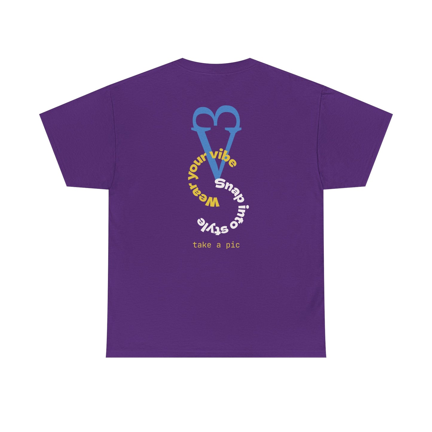 Wear Your Vibe Snap Into Style T-Shirt | Retro Text Graphic Tee