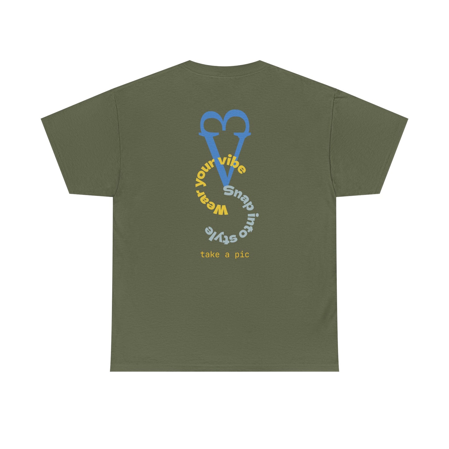 Wear Your Vibe Snap Into Style T-Shirt | Retro Text Graphic Tee