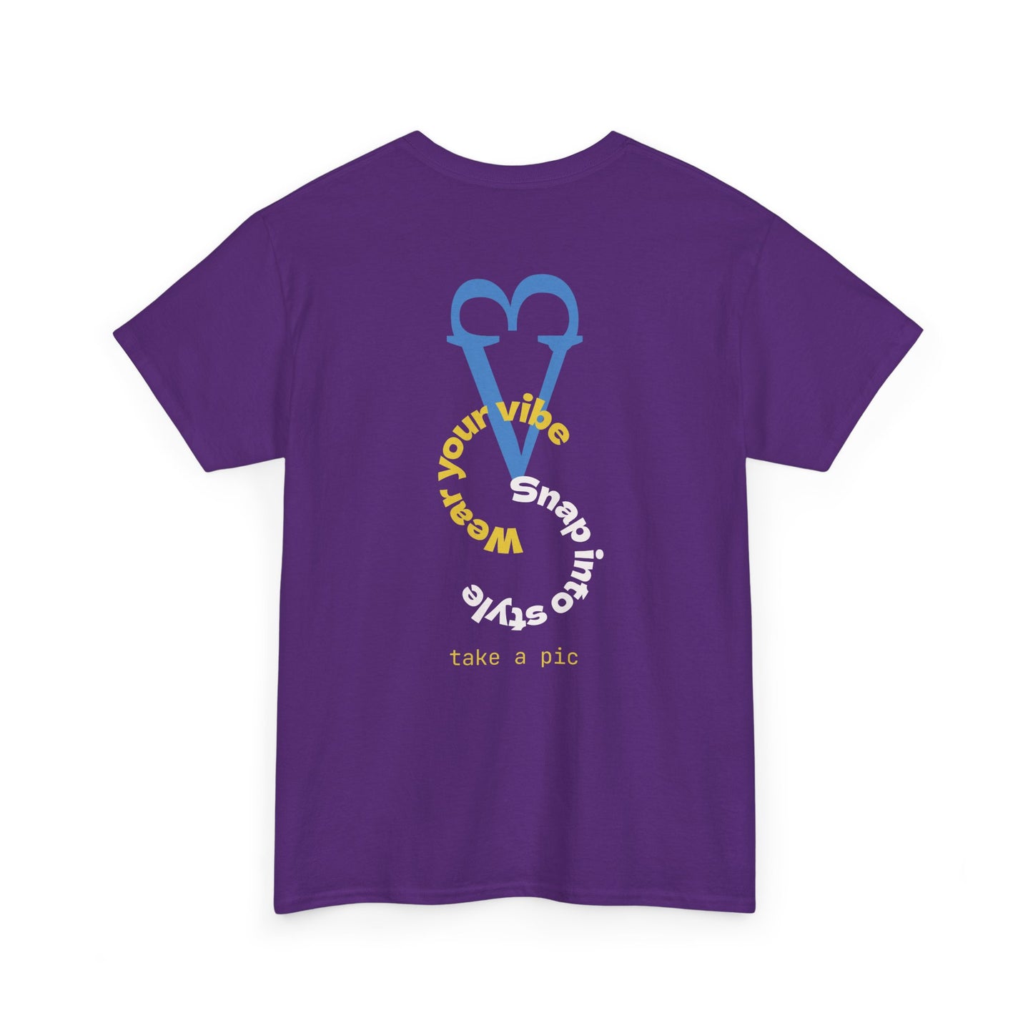 Wear Your Vibe Snap Into Style T-Shirt | Retro Text Graphic Tee