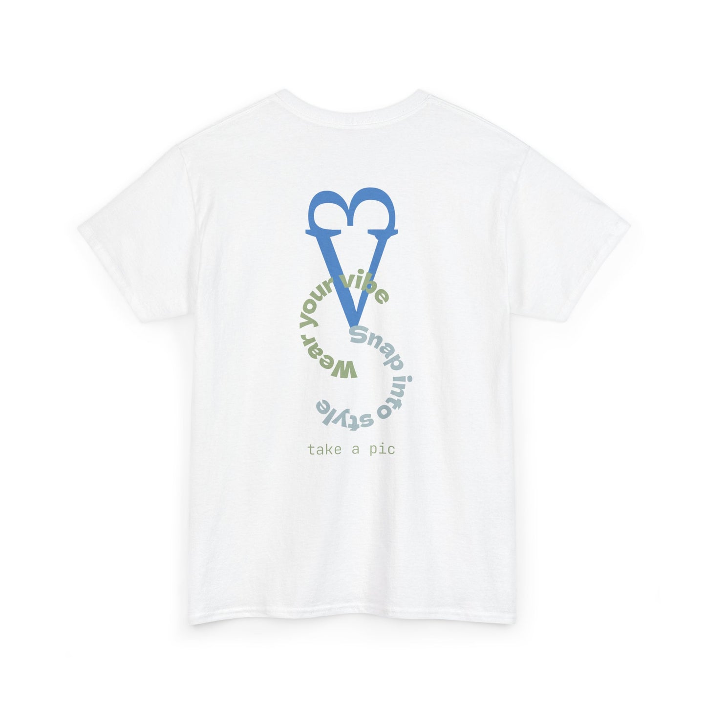 Wear Your Vibe Snap Into Style T-Shirt | Retro Text Graphic Tee