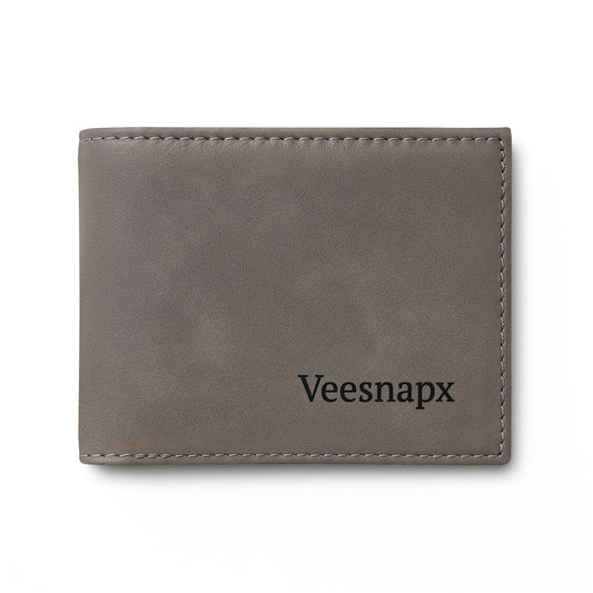 Bi-Fold Wallet – Minimal Leather Card Wallet with Flip